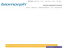 Tablet Screenshot of biomorphdesk.com